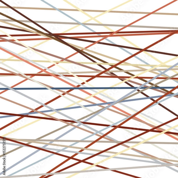 Fototapeta Intersecting lines creating dynamic random pattern background
