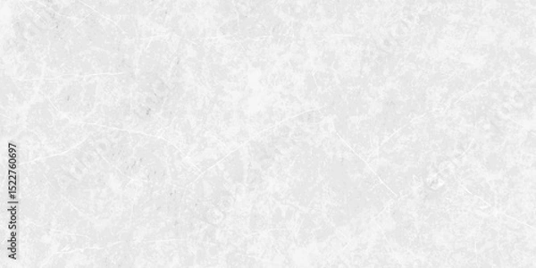 Obraz White stone marble concrete plaster wall grunge texture backdrop background with white cloud. old paper texture. silver ink effect white watercolor painting background. old surface stone wall texture.