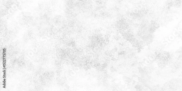 Obraz White stone marble concrete plaster wall grunge texture backdrop background with white cloud. old paper texture. silver ink effect white watercolor painting background. old surface stone wall texture.