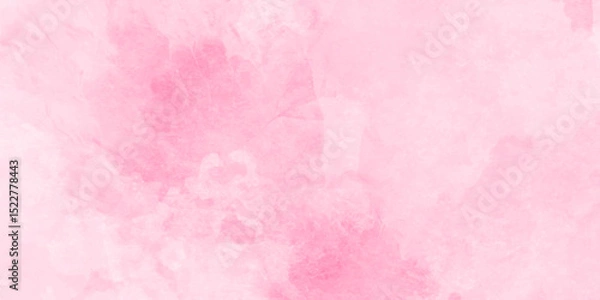 Obraz Light pink background with hand paint watercolor alpha grunge texture. pink watercolor marble grunge. soft pink watercolor texture with brush painted watercolor stains. hand drawn vector texture.