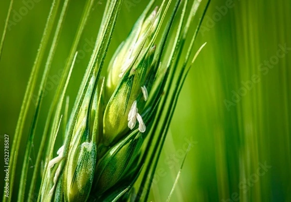 Obraz green wheat field