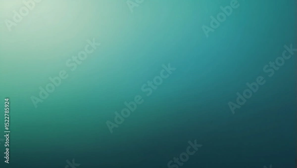 Fototapeta Elegant jade green to teal gradient background