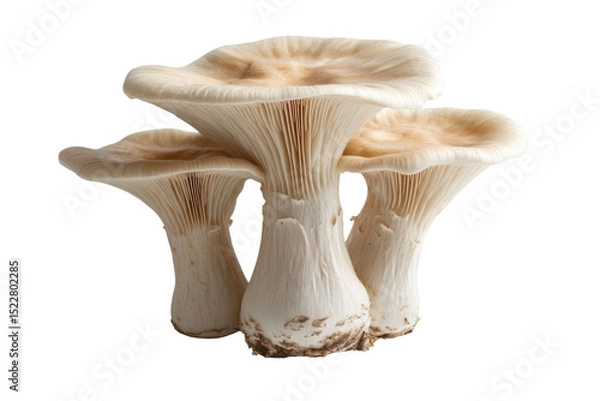 Obraz champignon mushrooms isolated on white background, with clipping path. PNG