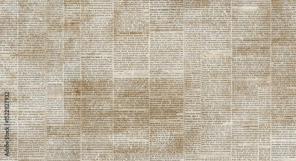 Fototapeta Vintage newspaper background providing an artistic touch to prints and designs with aged textures and abstract patterns