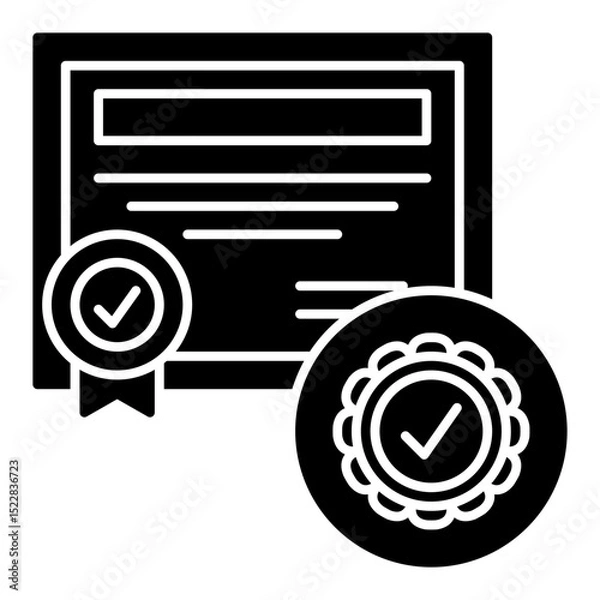 Fototapeta Certificate