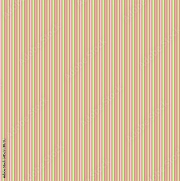 Fototapeta Modern simple geometric striped seamless pattern Vertical straight stripes in muted pastel colors