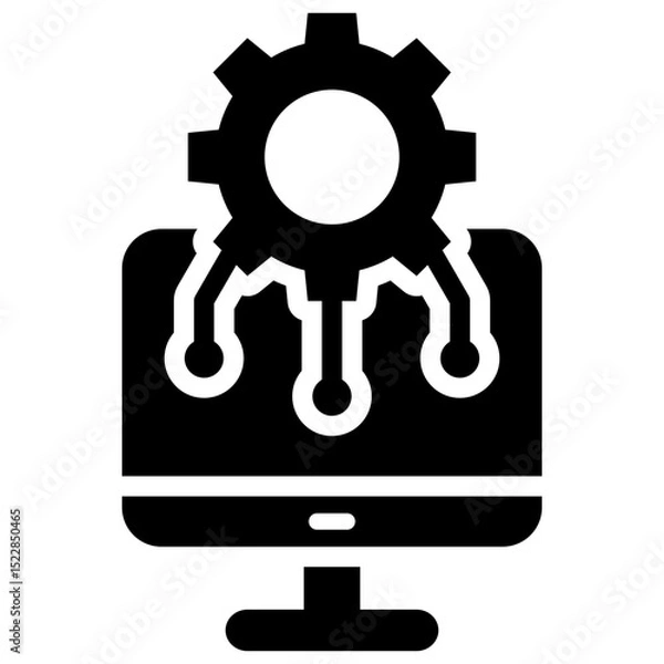 Obraz 17. Automation Software icon glyph