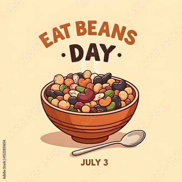 Obraz Eat Beans Day - July 3rd