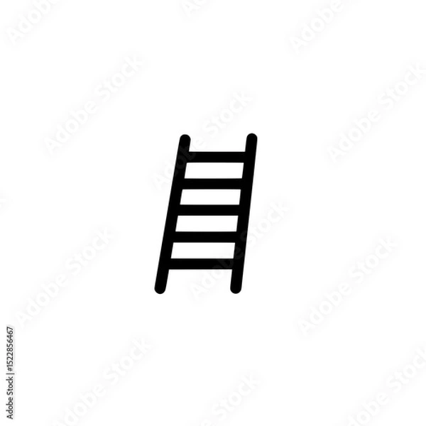 Obraz ladder isolated on white