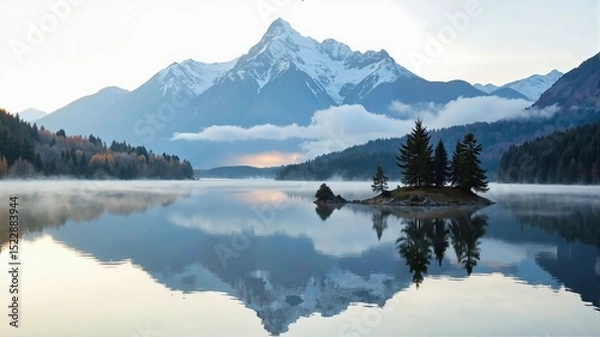 Obraz lake in mountains