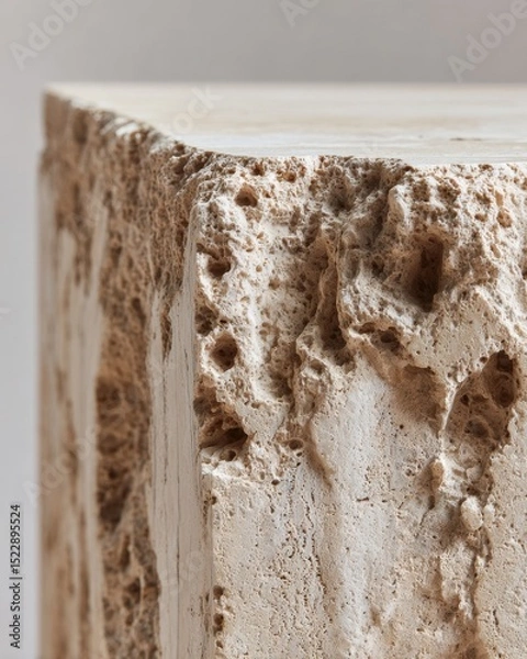 Obraz Detailed textured stone surface close-up for architectural design and natural decor concepts