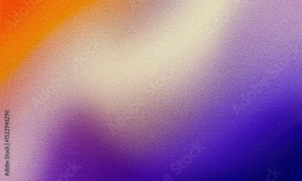 Fototapeta Purple white blue grainy color gradient background glowing noise texture cover header poster banner design