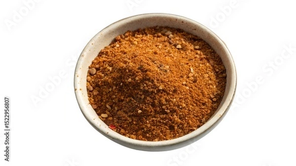 Obraz Ground Old Bay Seasoning in Bowl on White Background