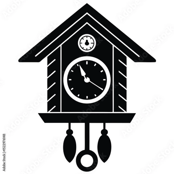 Fototapeta cuckoo  clock vecctor