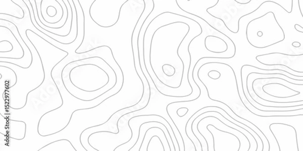 Fototapeta Topographic map lines contour background. Grid geographic relief topographic map pattern background vector. Vector seamless background topography stylized height of the lines map.