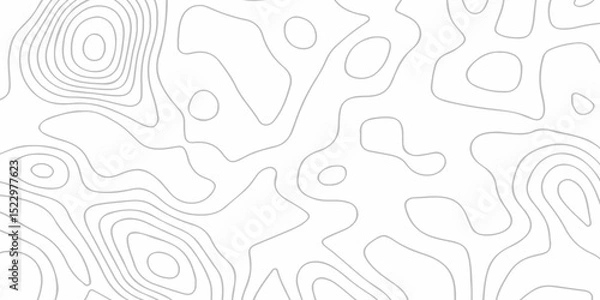 Fototapeta Topographic map lines contour background. Grid geographic relief topographic map pattern background vector. Vector seamless background topography stylized height of the lines map.
