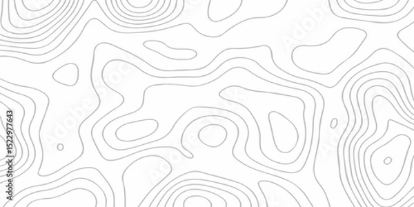 Fototapeta Topographic map lines contour background. Grid geographic relief topographic map pattern background vector. Vector seamless background topography stylized height of the lines map.