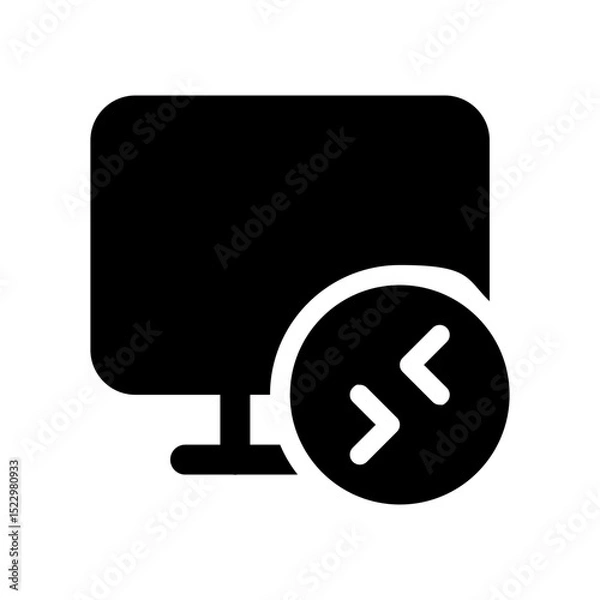 Fototapeta Communication Icon Featuring Wi-Fi, Bluetooth, and Connection Symbol