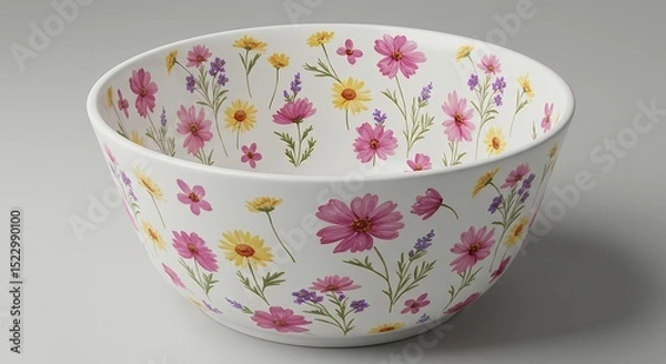 Obraz Floral pattern bowl