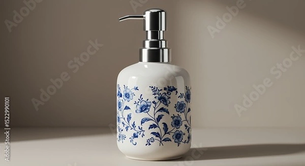 Obraz Floral patterned ceramic dispenser