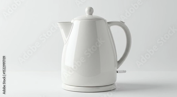 Obraz White electric kettle simple design
