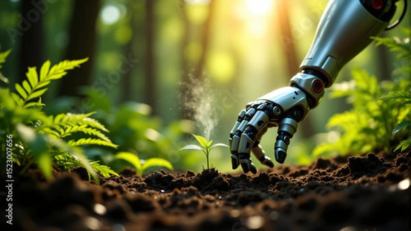 Fototapeta Robotics in Agriculture