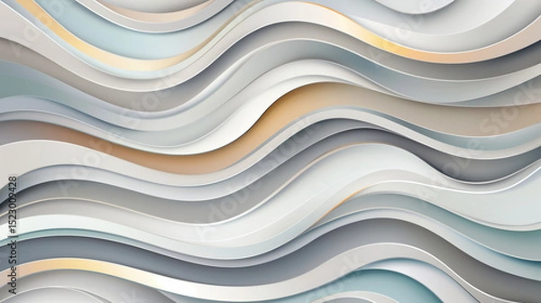 Obraz Abstract neutral colors wavy background creating a sense of movement
