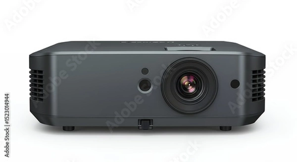 Fototapeta Gray projector front view