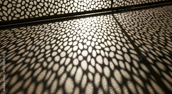 Fototapeta Abstract Rendered Dappled Light Effect Background Design With Repeating Pattern