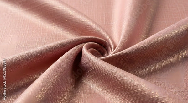 Obraz Elegant Rose Gold Textile Pattern With Twisting Design Element