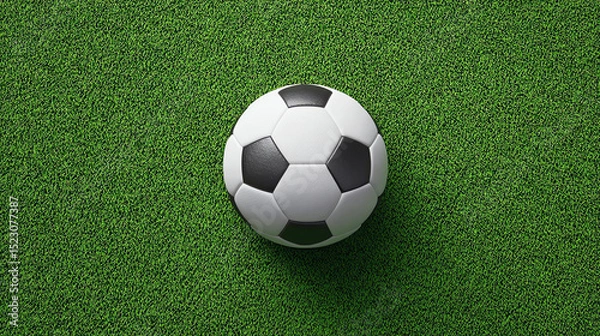 Obraz soccer ball, AI generated