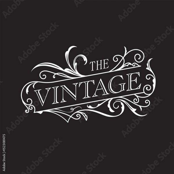 Obraz western vintage badge retro vector illustration