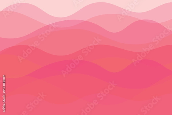 Fototapeta Hand drawn wave background. Transparent water design. Vector illustration