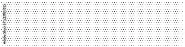 Obraz Point texture. Dot seamless pattern. Grid dotted halftone. Simple small geometric pattern. Rectangle black and white polkadots. Repeat polkadot. Vector