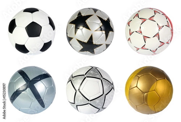 Obraz soccer ball on a white background. (isolated)