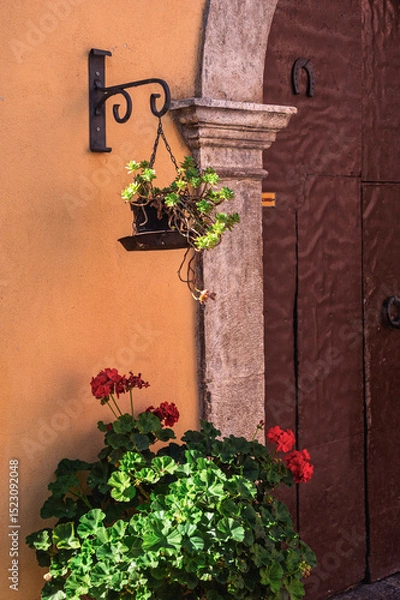 Obraz view of the village of Sarconi, Potenza province, Basilicata