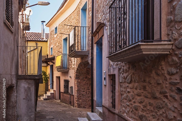Obraz view of the village of Sarconi, Potenza province, Basilicata