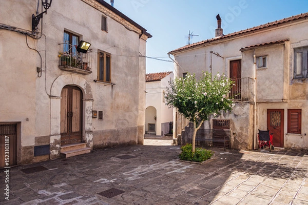 Obraz view of the village of Sarconi, Potenza province, Basilicata