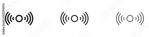 Fototapeta Sensor icons for web site, mobile application. Logo illustration.