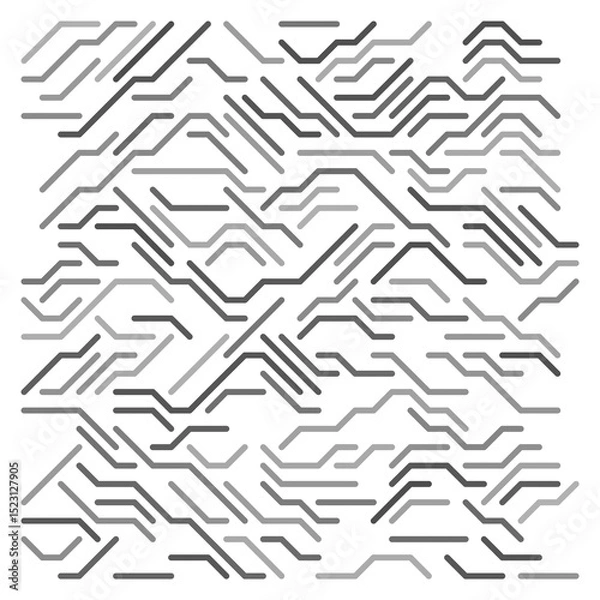 Fototapeta Circuit lines technology background. Sci-fi wallpaper.	