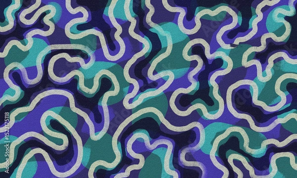 Obraz Abstract background with grain texture and brush stroke lines on black background.