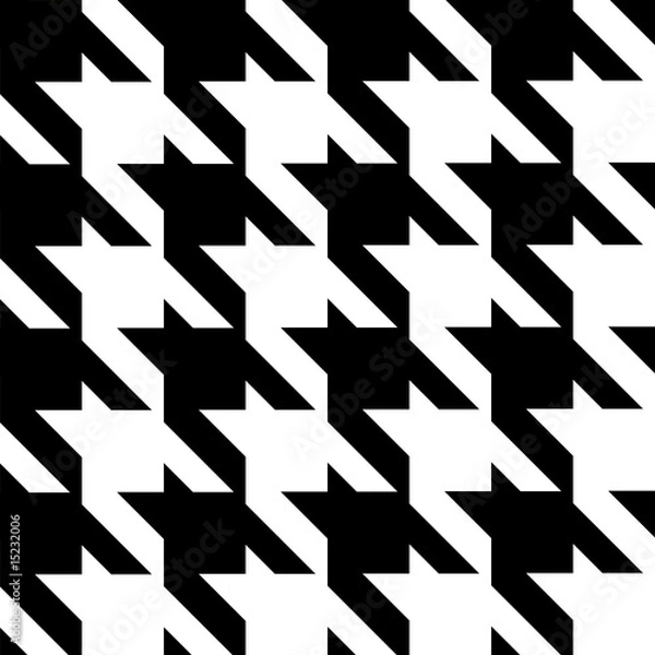 Obraz seamless modern houndstooth pattern