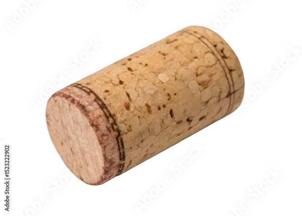 Obraz  Wine cork isolated on transparent background.