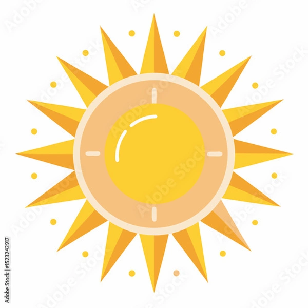 Fototapeta Summer Sunshine Vector Design Element
