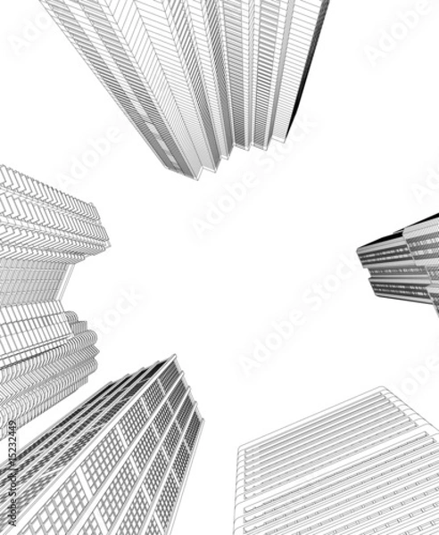 Obraz architecture in two colors