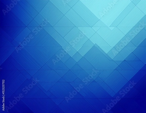 Obraz abstract geometric blue background