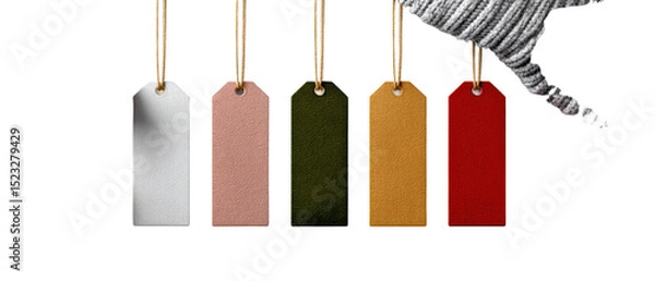 Fototapeta blank price tags