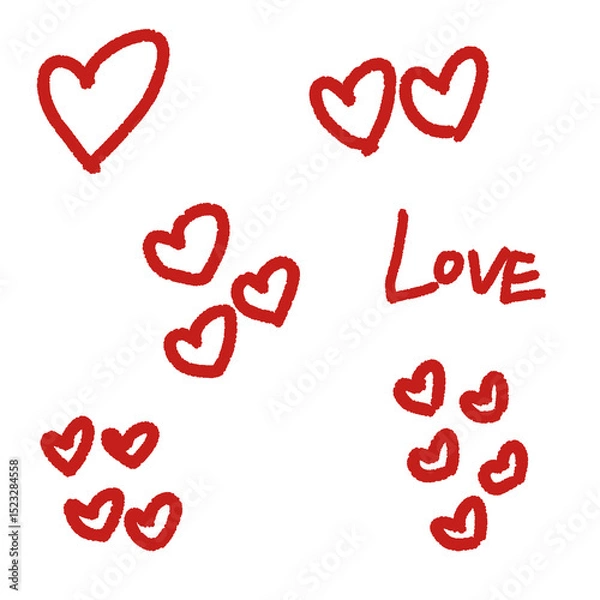 Obraz 사랑과 행복 벡터