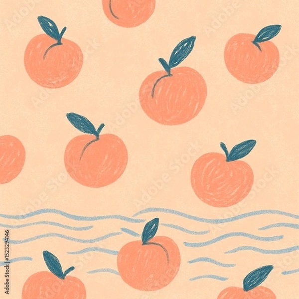 Obraz seamless pattern with apples
