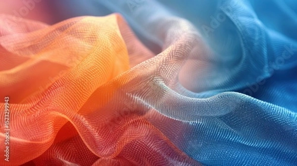 Obraz Vibrant fabric folds